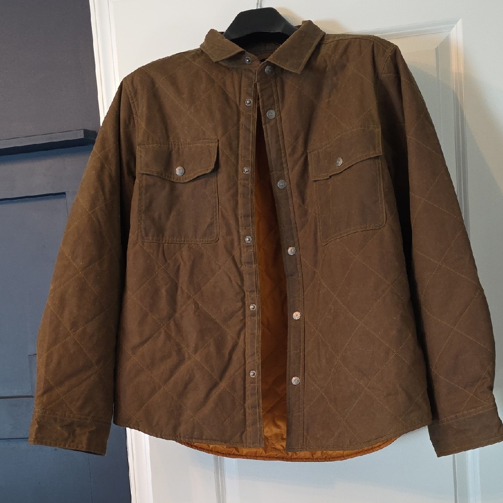 Flint And Tinder MEN'S Waxed Weatherproof Jacket - L